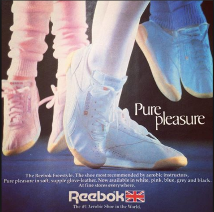 reebok pure pleasure marketing weightloss aerobics