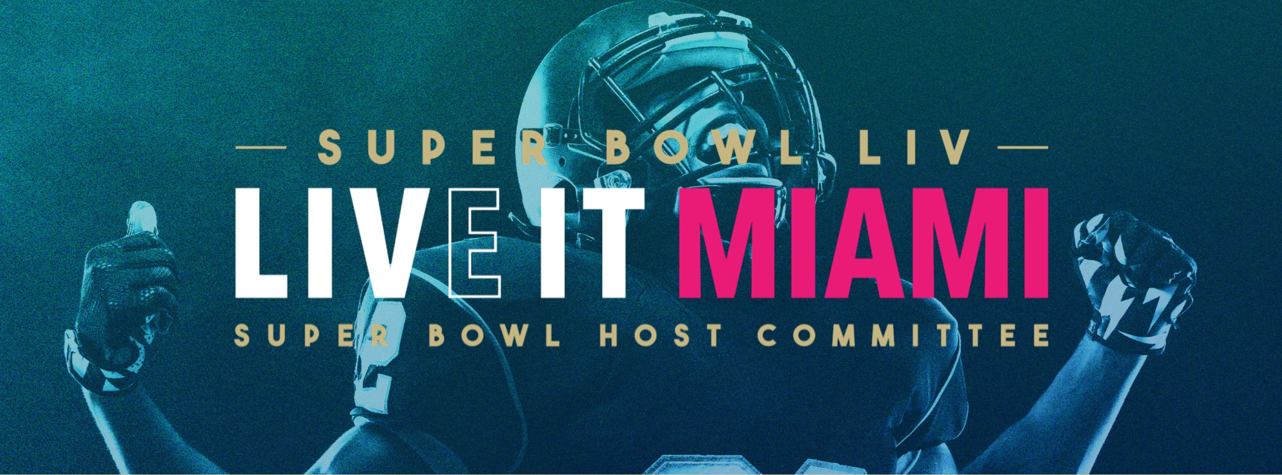 Photo from https://www.miasbliv.com/ Super Bowl LIV Live It Miami Super Boal Host Committee