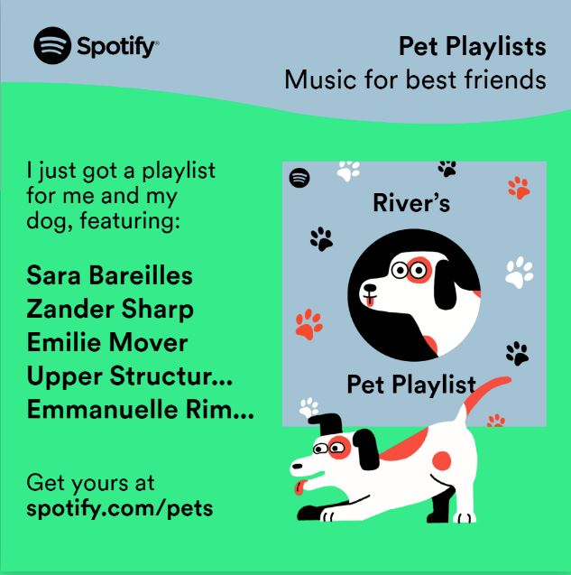 Spotify pet playlist