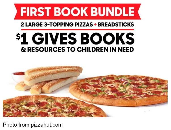 International Literacy Day Project Literacy Pizza Hut