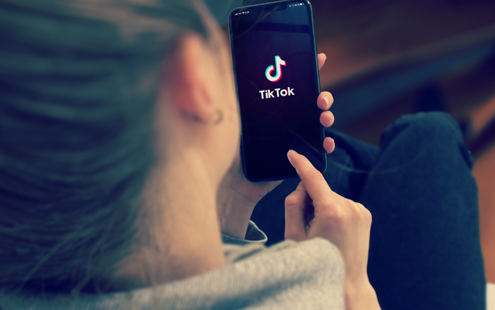 Shutterstock_1758396770 1-Jun-2020, Bangkok, Thailand : Asian woman using mobile phone take video clip of senior people dancing to share on tiktok application